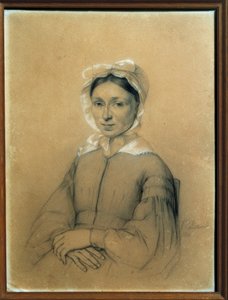 Porträt von Marie Dumas, geborene Marie Louise Elisabeth Labouret, Mutter von Alexandre Dumas Vater. Anonyme Zeichnung. 1841 Villers Cotterets. Alexandre Dumas Museum