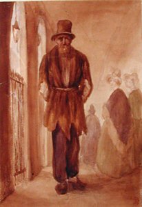 Porträt von Monsieur Chodruc-Duclos im Palais Royal, ca. 1820 von French School