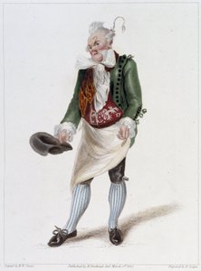 Porträt von Monsieur Gattie im Ballett der angenommenen Bäuerin