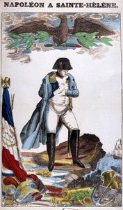 Porträt von Napoleon Bonaparte in St. Helena. Bild von Epinal