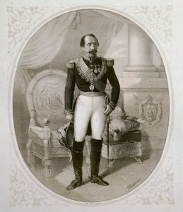 Porträt von Napoleon III (1808 - 1873) von French School