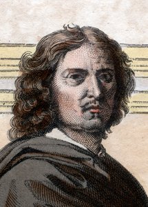 Porträt von Nicolas Poussin (1594-1665), französischer Maler