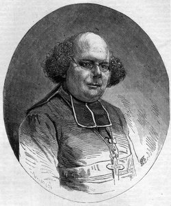 Porträt von Patrice Cruice (1815-1866), Bischof von Marseille von 1861 bis 1865. Gravur in „Le Monde Illustré“ Nr. 232 vom 21. September