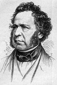 Porträt von Paul Herzog von Noailles (1802-1885), französischer Historiker und Akademiker. Gravur in „Le Monde Illustré“ Nr. 883 vom 14. März 1874.