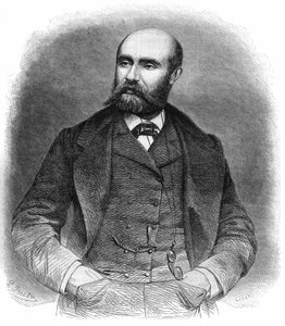 Porträt von Paul Henry Corintin Feval (Paul Feval père) von French School