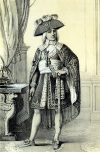 Porträt von Paul de Barras (1755-1829), französischer Politiker. - in „Galerie historique de la Revolution française“ von Albert Maurin