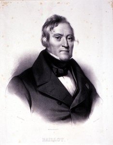 Porträt von Pierre Baillot, graviert von Julien von French School