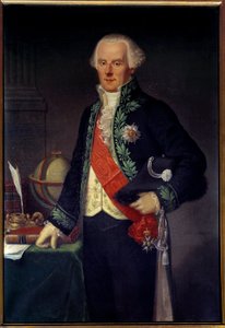 Porträt von Pierre Simon, Marquis de Laplace, Mathematiker, Physiker und Astronom von French School