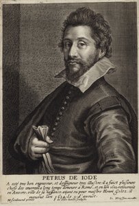 Porträt von Pieter de Jode I von French School