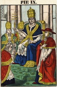 Porträt von Papst Pius IX (1792 - 1878) von French School