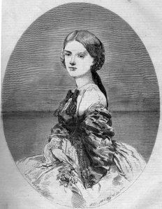 Porträt von Prinzessin Clotilde von Savoyen, zukünftige Ehefrau von Prinz Napoleon