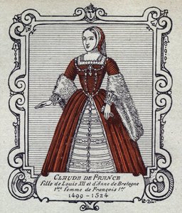 Porträt von Königin Claude von Frankreich (1499-1524)