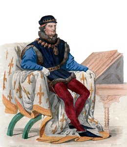Porträt von Rene von Anjou von French School