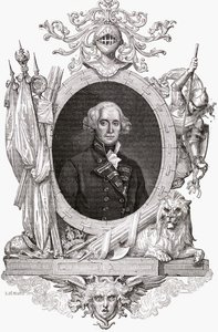 Porträt von Richard, Earl Howe (1726-99), englischer Marineoffizier von French School