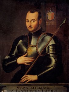 Porträt von Ignatius von Loyola (1491-1556), Gründer des Jesuitenordens von French School