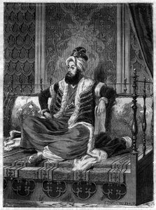 Porträt von Selim III (1761-1808), osmanischer Kaiser. Selim III war Sultan von 1789-1807 - Le sultan Selim III (1761-1808) - in „Histoire de l