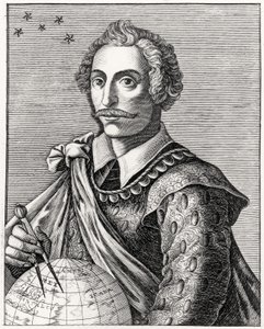 Porträt von Thomas Cavendish (1560-92), graviert von L. Armessin