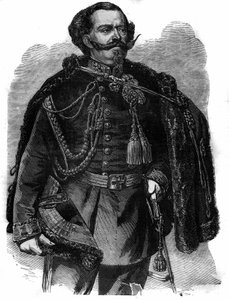Porträt von Viktor Emanuel (Vittorio Emanuele II di Savoia oder Viktor-Emmanuel)