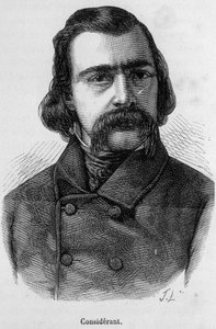 Porträt von Victor Recital (1808-1893), französischer Philosoph und Ökonom - in „Die Geschichte Frankreichs“ von Henri Martin
