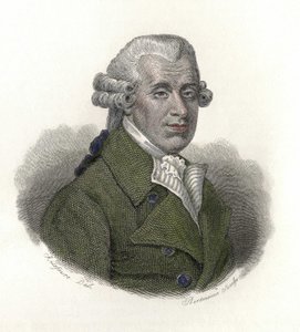 Porträt von William Hawes (1736-1808), englischer Arzt. In „Portraits of Useful Men“ von French School