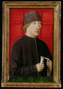 Porträt eines Mannes mit einer Schriftrolle, ca. 1480-1510