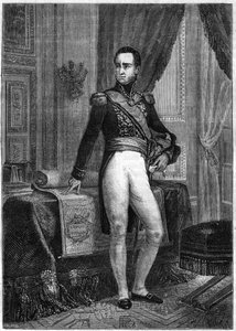 Porträt des Marquis de Caulaincourt (1773-1827), Herzog von Vicenza, französischer General und Diplomat - in „Histoire de l