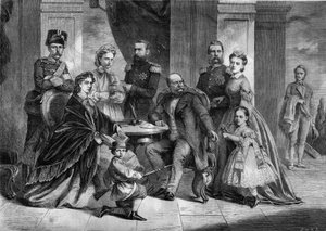 Porträt der königlichen Familie von Preußen von French School