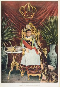 Porträt der letzten Königin von Madagaskar, Ranavalona III (1862-1917), Ende des 19. Jahrhunderts von French School
