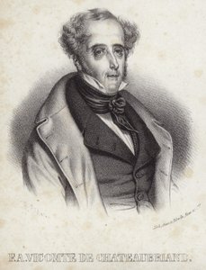 Porträt von Vicomte de Chateaubriand von French School
