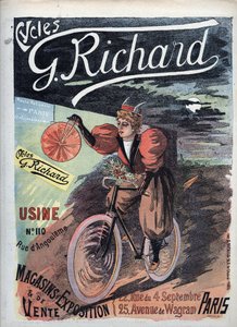 Plakatwerbung „George Richard Cycles“ Paris 1895 Französische Schule von French School