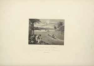 Briefe aufgeben in der Provinz Jaen de Bracamoros, Illustration aus 
