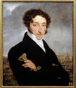 Vermutetes Porträt des Schriftstellers Charles Nodier von French School