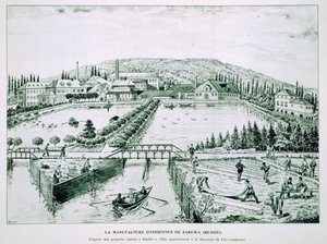 Bedruckte Kattunwerke, Russland von French School