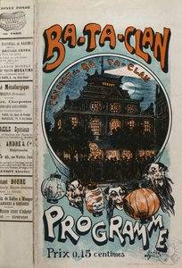Programm für das Ba-Ta-Clan Café-Konzert, ca. 1905