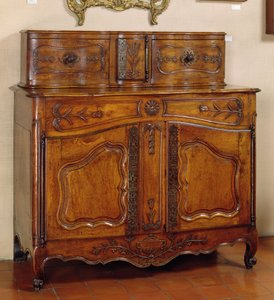 Provenzalischer glasierten Anrichte oder Kommode, Arles