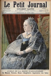 Königin Victoria Königin von England, zu ihrem Jubiläum - Titelseite von 