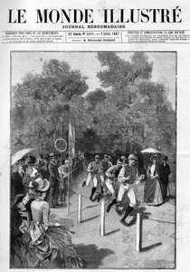 Rennen des Racing Clubs im Bois de Boulogne 1887