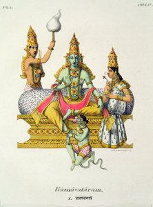 Rama, graviert von du Bouisi