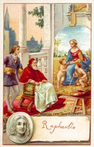 Raffael und Papst Julius II. von French School