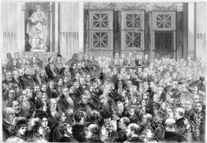 Empfang an der Académie Française von Henri d