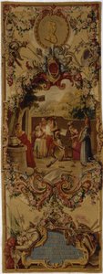 Regence-Gobelins-Tapisserie mit der Geschichte von Don Quixote, 1717-18 von French School