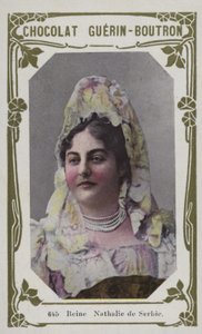 Königin Nathalie von Serbien von French School
