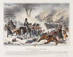 Rückzug aus Kabul am 6. Januar 1842 von French School