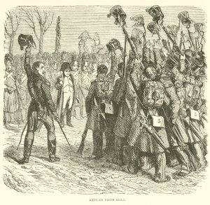 Rückkehr von Elba (Gravur) von French School