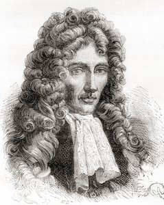 Robert William Boyle, anglo-irischer Naturphilosoph, Chemiker, Physiker und Erfinder, aus Les Merveilles de la Science, veröffentlicht 1870 von French School