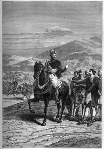 Robert the Bruce vor Bannockburn, 1313, Schottland - Robert I. von Schottland