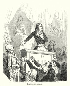 Robespierre beschuldigt von French School