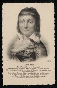 König Ludwig XVII. (Lithografie) von French School