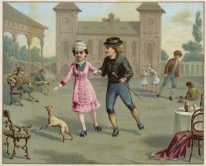 Rollschuhlaufen von French School
