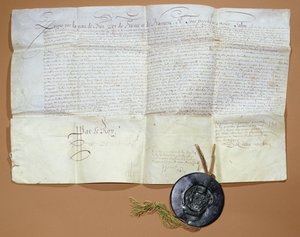 Königliches Dekret zur Gründung der Französischen Akademie, 1635 von French School